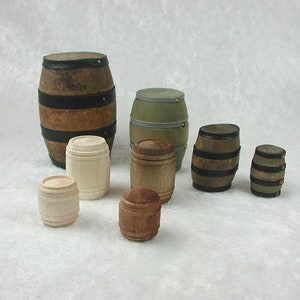 Holzfass, Weinfass, Whiskyfass  für die Puppenstube