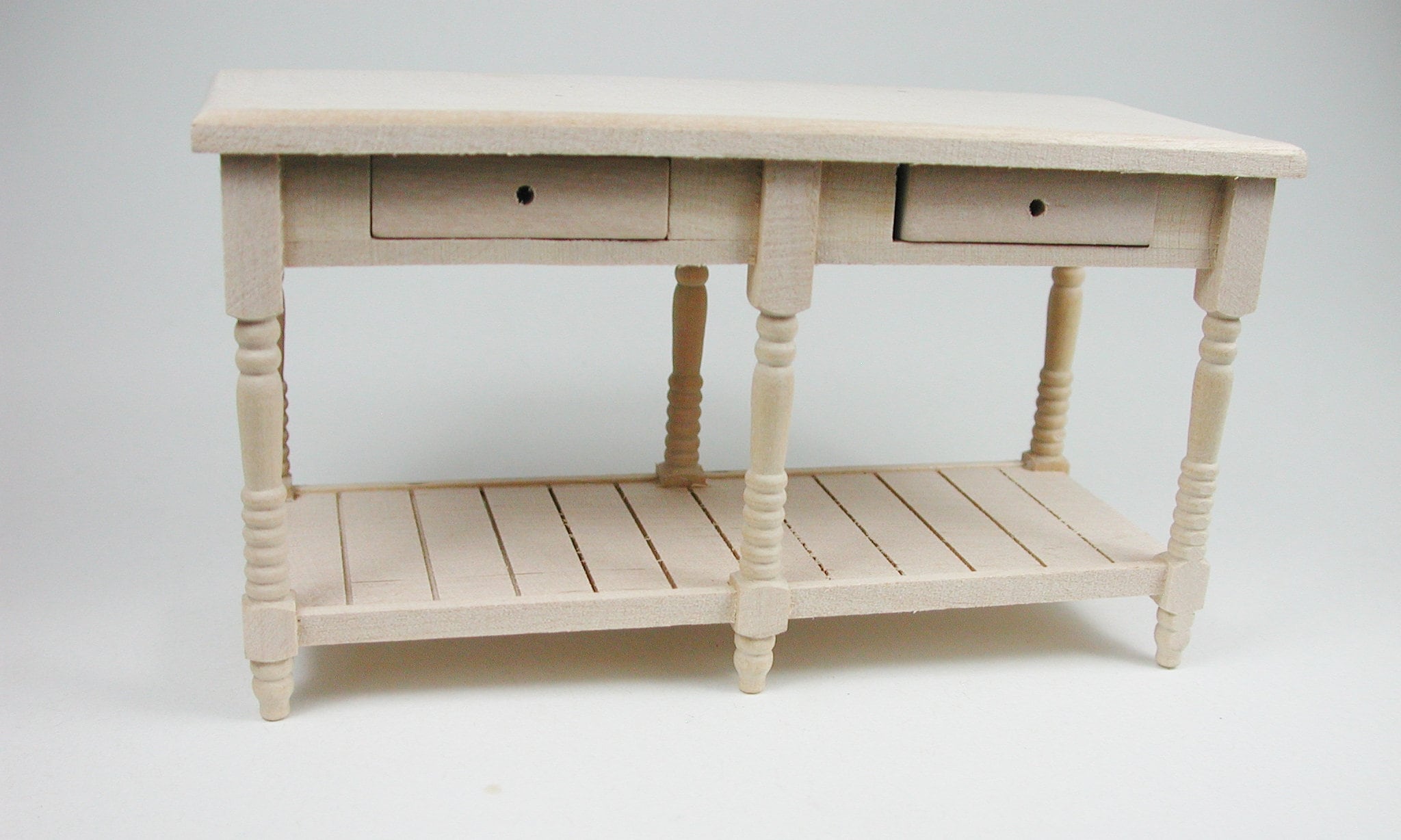 Rustikaler Küchentisch mit vier Schubladen mit Brett für die | Etsy