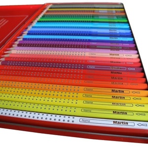 Faber-Castell, 36 Colour GRIP 2001 mit Namen