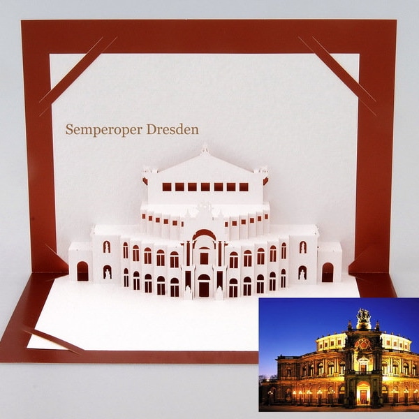 3D-Karte Semperoper Dresden