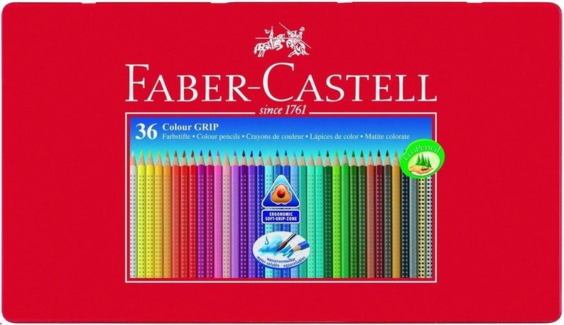 Faber-Castell, 36 Colour GRIP 2001 mit Namen Bild 4