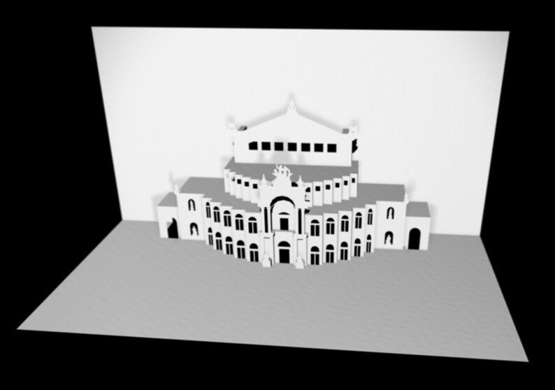 3D-Karte Semperoper Dresden Bild 2