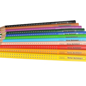 Faber-Castell, 12 Jumbo-Grip-Stifte mit Namen image 1