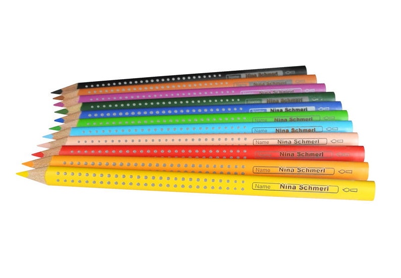 Faber-Castell, 12 Jumbo-Grip-Stifte mit Namen image 1