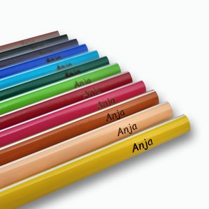 Stabilo Trio Dick 12 Buntstifte (Jumbo) mit Namen