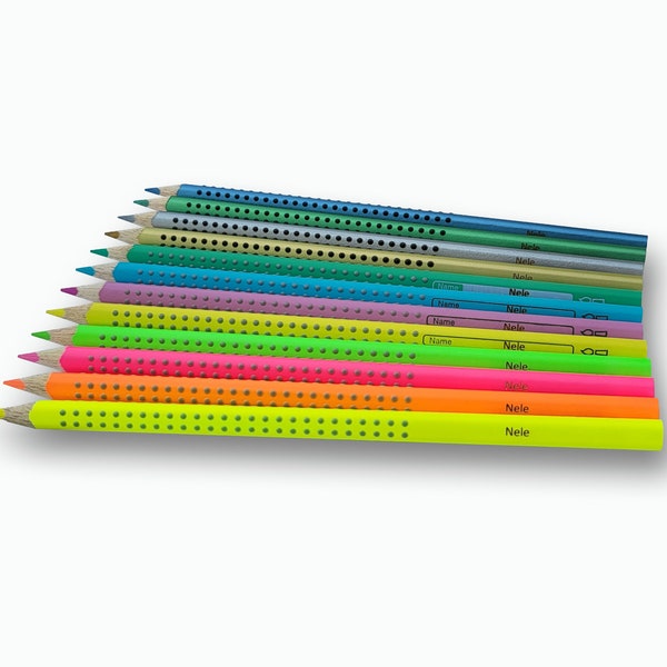 Faber-Castell, 12 Colour Grip Neon und Metallic