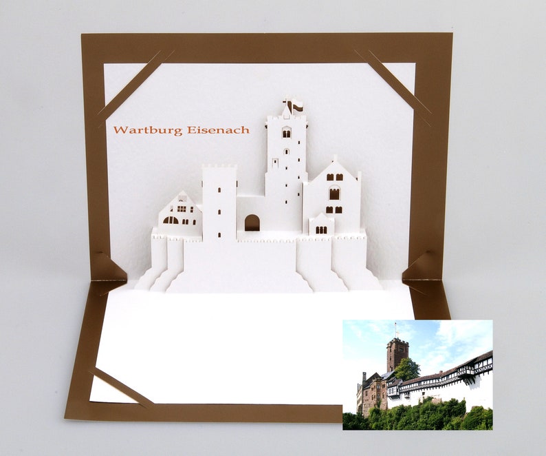 3D-Karte Wartburg Eisenach Bild 1