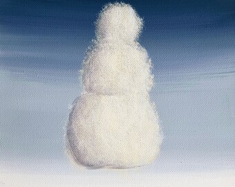 Acrylic Snowman Painting Tutorial