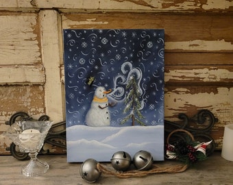 Jack Frost Christmas Holiday Winter Tole painting pattern Epattern Digital Download