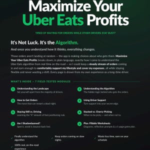 Uber Eats Fahrerleitfaden: Gewinne maximieren, Algorithmus überlisten (PDF-Download)