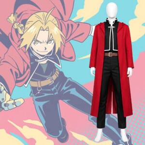 Edward Elric Cosplay-kostym | Metal Alchemist-inspirerad Halloween-kostym