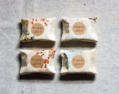 Natural Lip Balm Sampler / Winter Wedding Favors Bridal Shower Gifts floral theteam