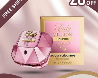 Paco Rabanne Lady Million Empire EDP 80ml Women's Luxury Long Lasting Perfume