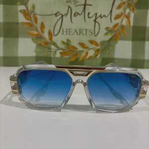 Vintage Cazal with custom ombré lense Cazal Mod 167 Col 207 Vintage 80s Glasses Frames – Ed  main image 3