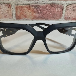 Vintage CAZAL Eyeglasses, Mod 623 Full Matt Black Frame Glasses, Clear  Lens Unisex Oversized Eyewear, Columbus Day Gift, Halloween Gift