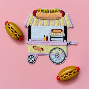 Hotdog Cart Fan Club Aufbügler