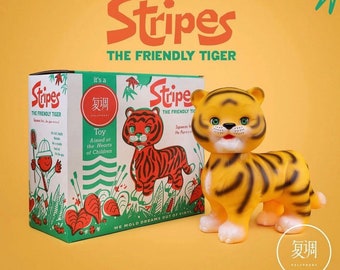 Bitter Squeaks re-release stripes the friendly tiger squeak toy.