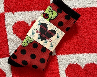 miss ladybug x bitter squeaks socks