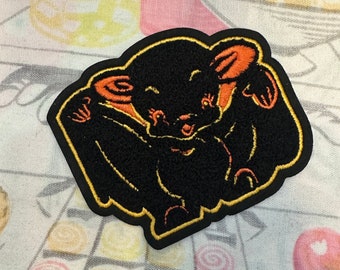 Edward Mobley Halloween Bat  fan club iron on embroidered patch