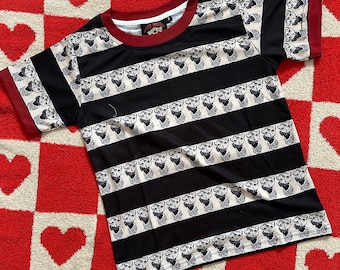 miss ladybug x bitter squeaks collaboration ringer T-shirt