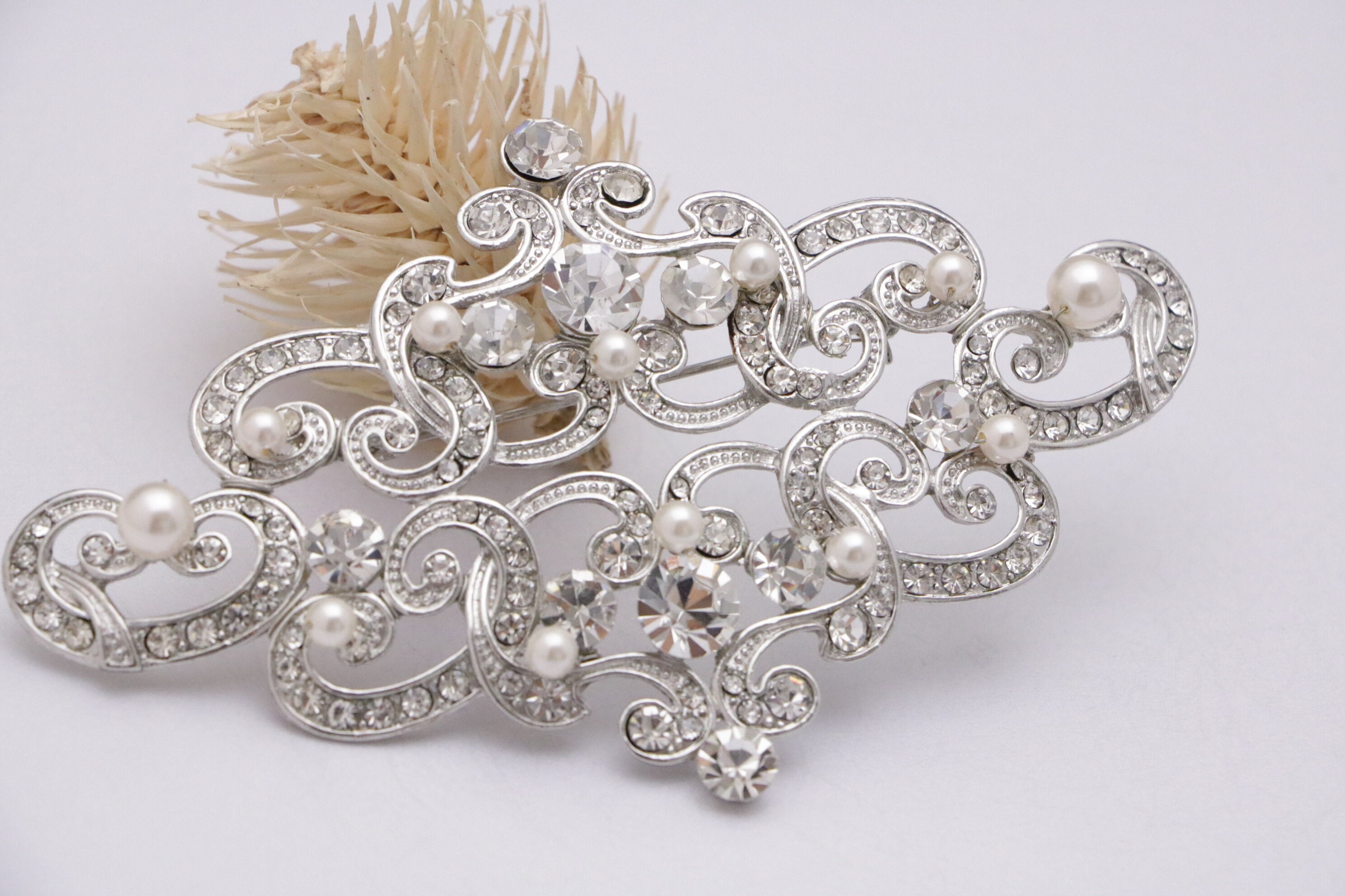 Wedding brooch pin wedding dress belt bridal brooch bouquet Etsy