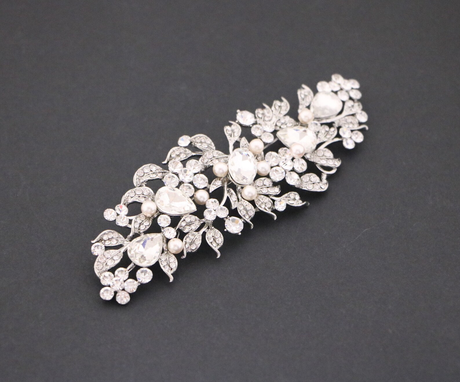 Bridal Dress Brooch Pin Large Wedding Brooch Pins Crystal and Etsy