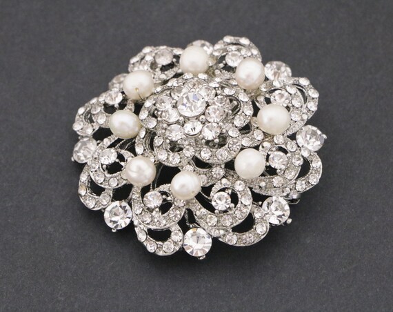 Rhinestone and Pearl Brooch Wedding Brooch for Dress Wedding Hair Brooch Wedding Dress Pin Brooches for Women Wedding Dress Belt Brooch Boho Etsy Ireland