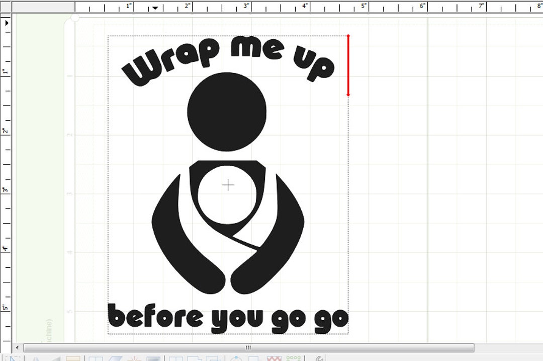 Babywearing Decal Original Wrap Me up Before You Go Go Etsy