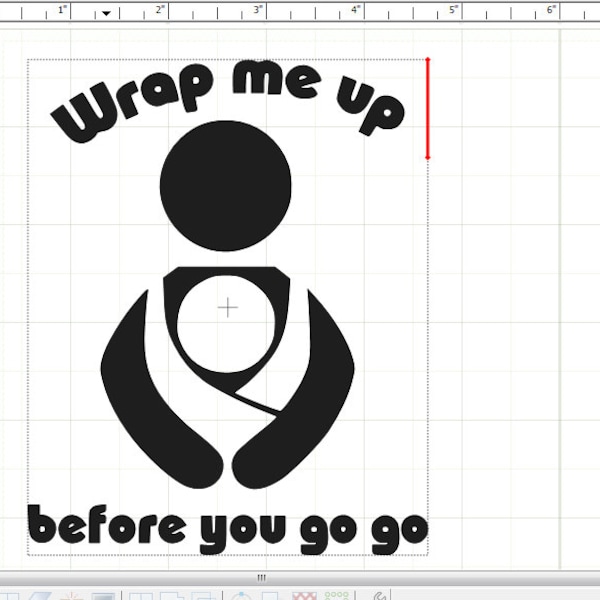 Babywearing Decal Original Wrap me up before you go go