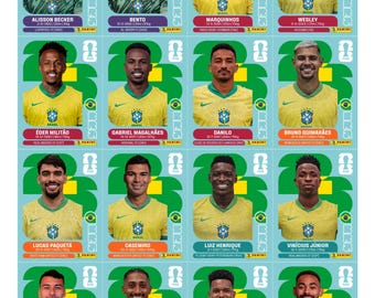 Fifa World Cup 2026 Stickers Printable | Album PDF +900 Soccer Stickers | All 48 Teams | Instant Download FIFA World Cup 2026 Football
