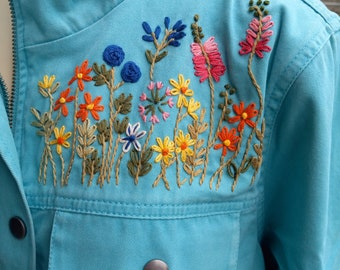 Hand embroidered jacket