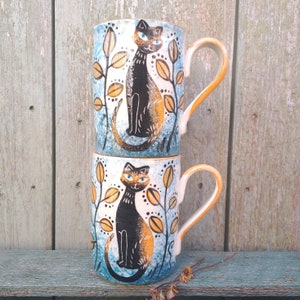 SIAMESE CAT MUG Handmade Pottery Cat Mug Cat Mug Stoneware Mug Handmade In Wales image 6