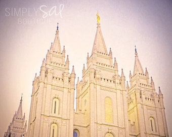 Salt Lake City Temple Picture - Digital Download Photograph - Printable