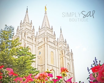 Salt Lake City Temple Picture - Digital Download Photograph - Printable