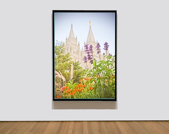 Salt Lake City Temple Picture - Digital Download Photograph - Printable