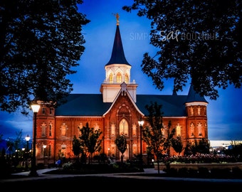 Provo City Center LDS Temple Photograph - Digital Download - Printable