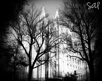 Salt Lake City Temple Picture - Digital Download Photograph - Printable