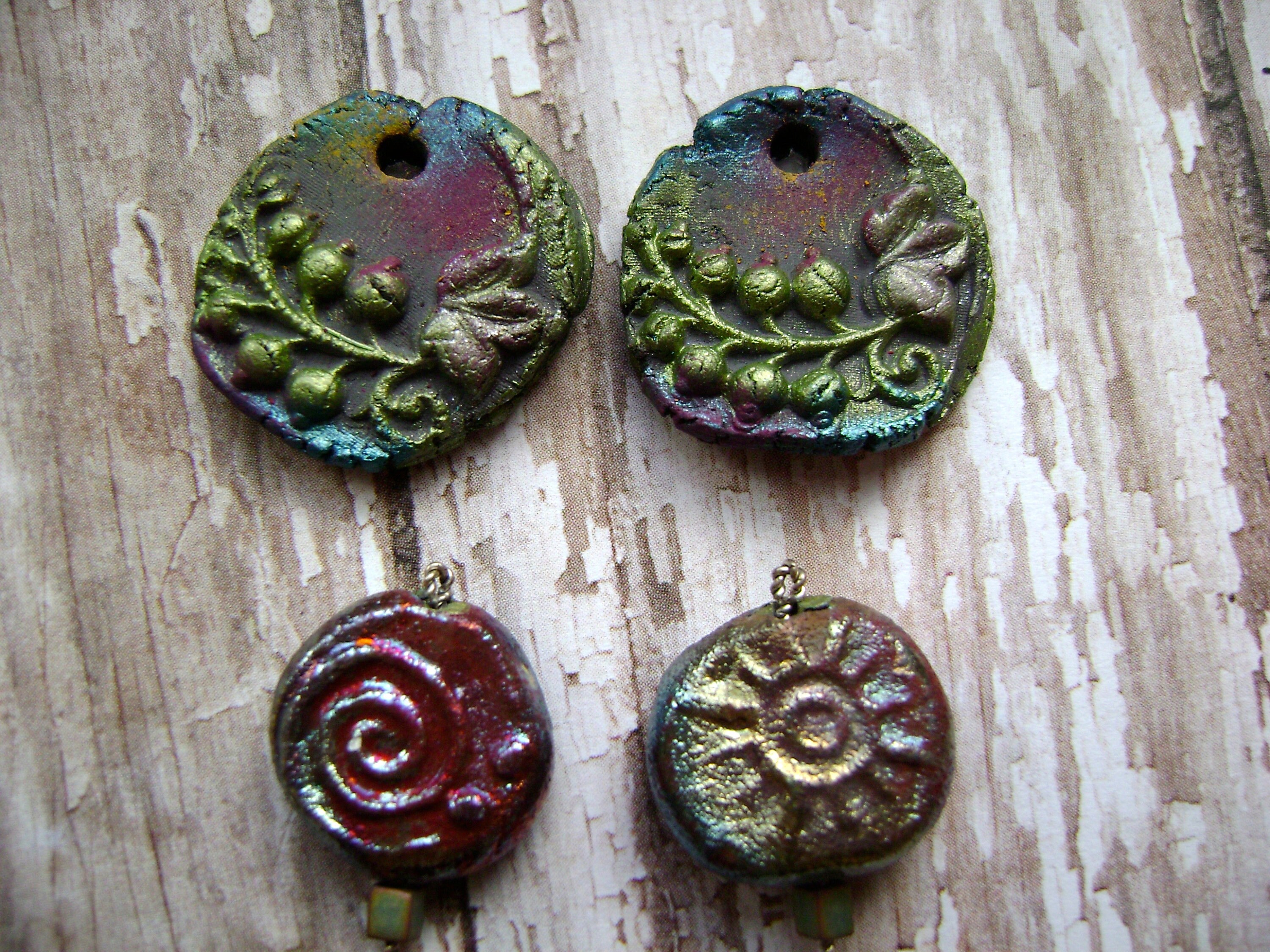 Faux Raku a PDF Coloring and Effects Tutorial by Janet Loomis of Anvil ...