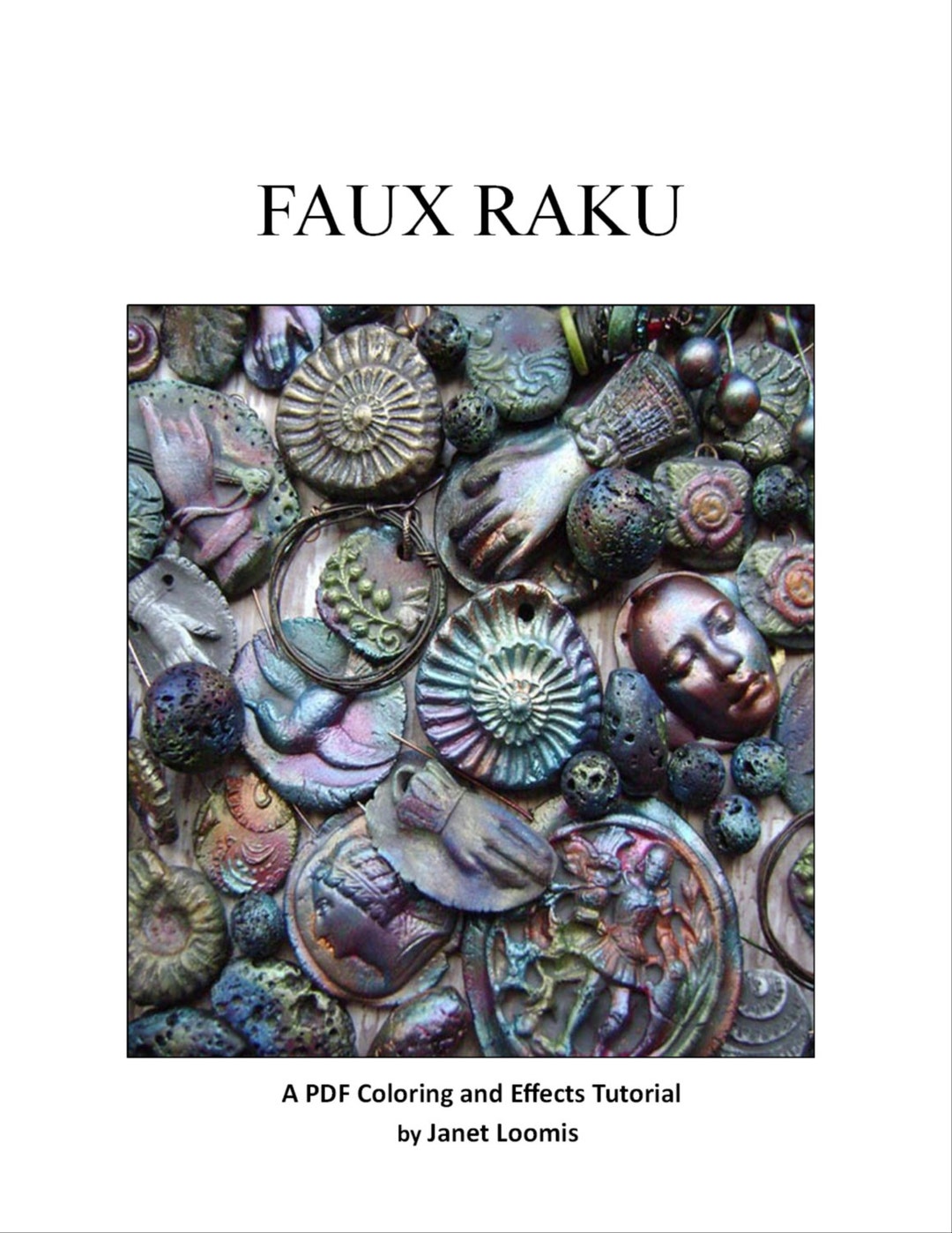 Faux Raku a PDF Coloring and Effects Tutorial by Janet Loomis of Anvil ...