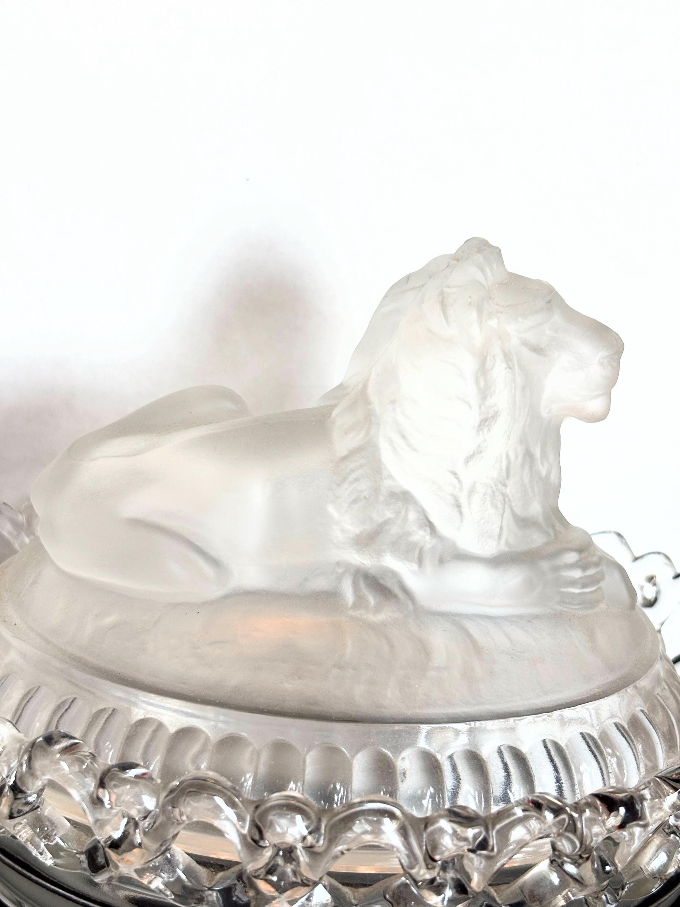 Covered Lion Dish - Etsy