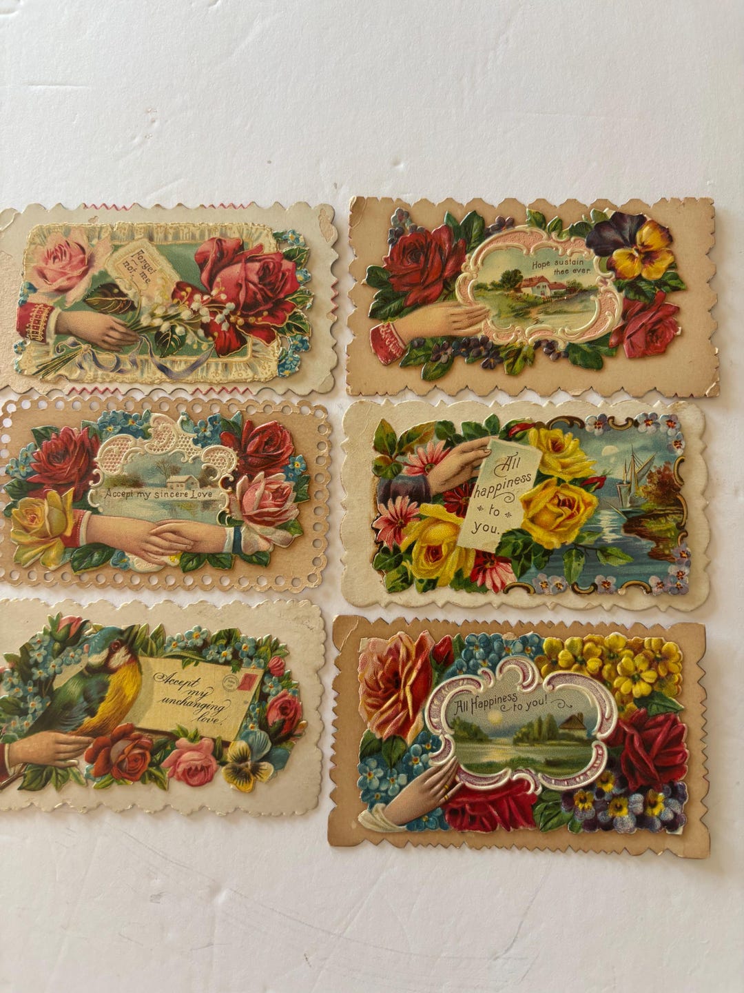 Antique Calling Cards Victorian Ephemera Collectible Papet - Etsy