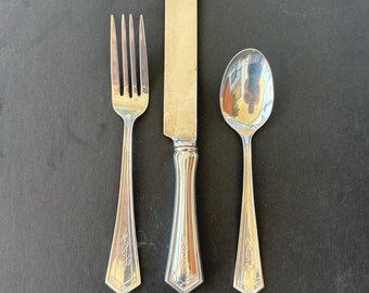 Sterling Silver Youth Silverware Set Children’s Silverware