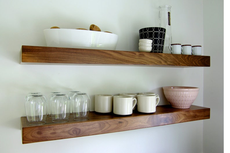 Black Walnut Floating Shelf 48 Image 0