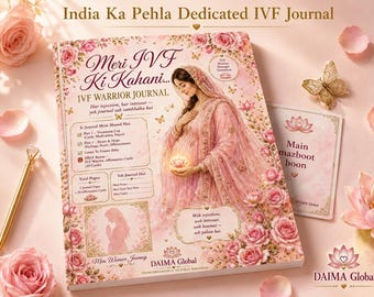 IVF Warrior Journal | Indian Pregnancy Planner, Emotional Support (Digital Download)