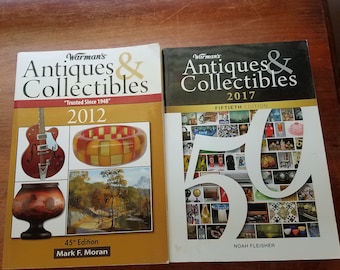 Antique reference books Warmans 2 books 2012 and 2017 collector dealers books