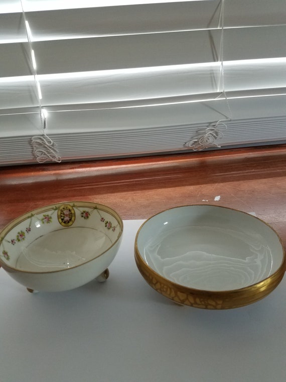 Antique china trinket bowls dresser bowls collecti