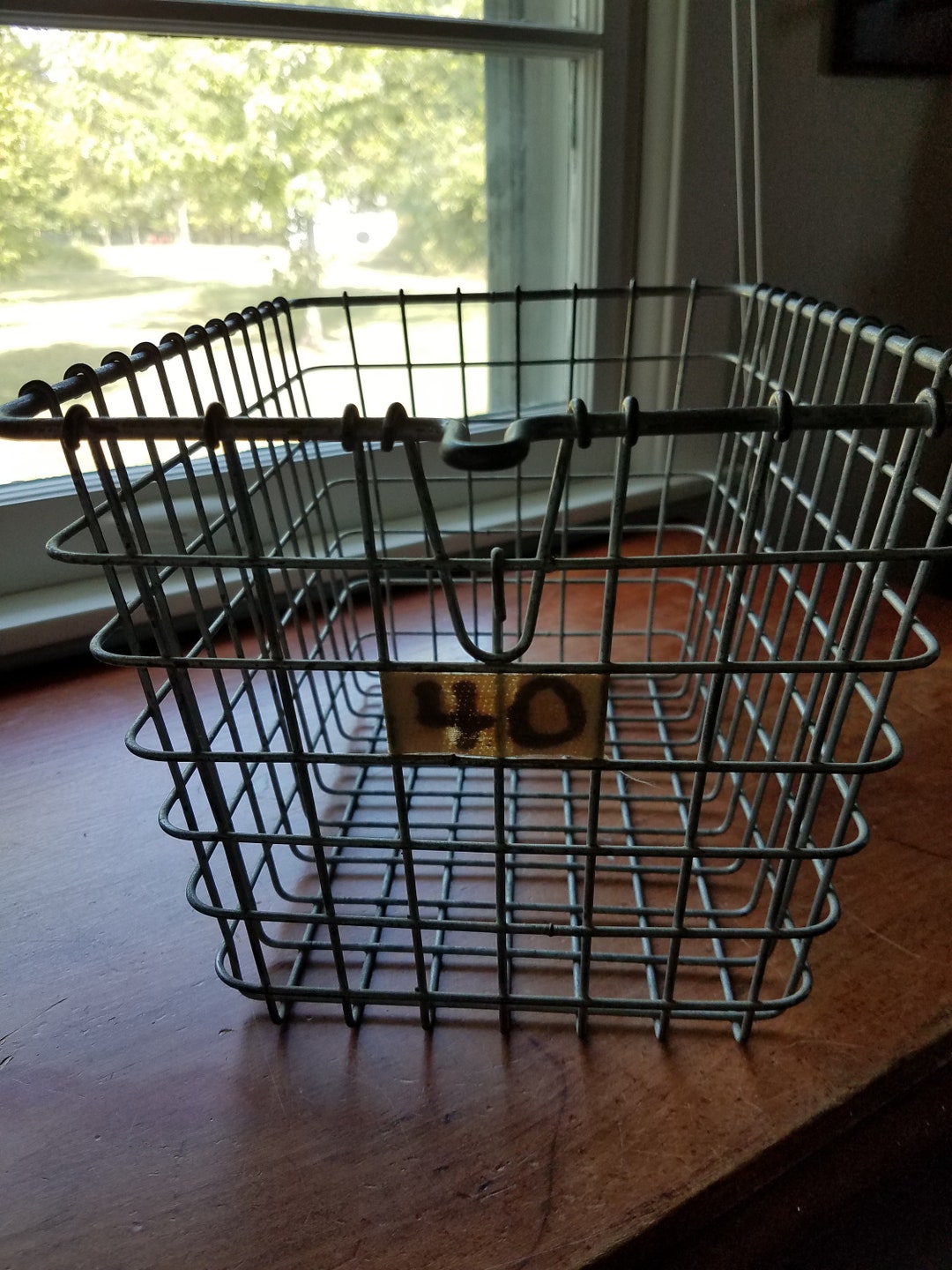 Gym Basket Vintage Galvinized Metal Gym Basket Storage Etsy