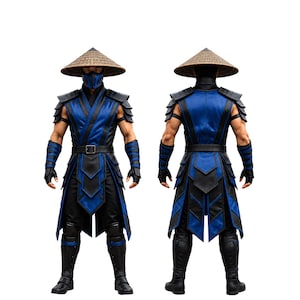 Handcrafted Leather Sub Zero Costume: Mortal Kombat Ninja Cosplay Armor - Cosplay Commission
