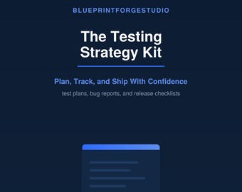 Kit de estrategia de pruebas / Plantillas de plan de pruebas, informe de errores y lista de verificación de control de calidad / Guía de pruebas de software para desarrolladores
