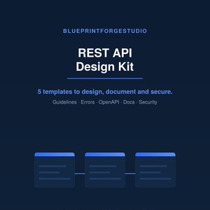 REST API Design Kit | OpenAPI Spec, Endpoint Docs and Security Checklist Templates | Backend Developer Guide